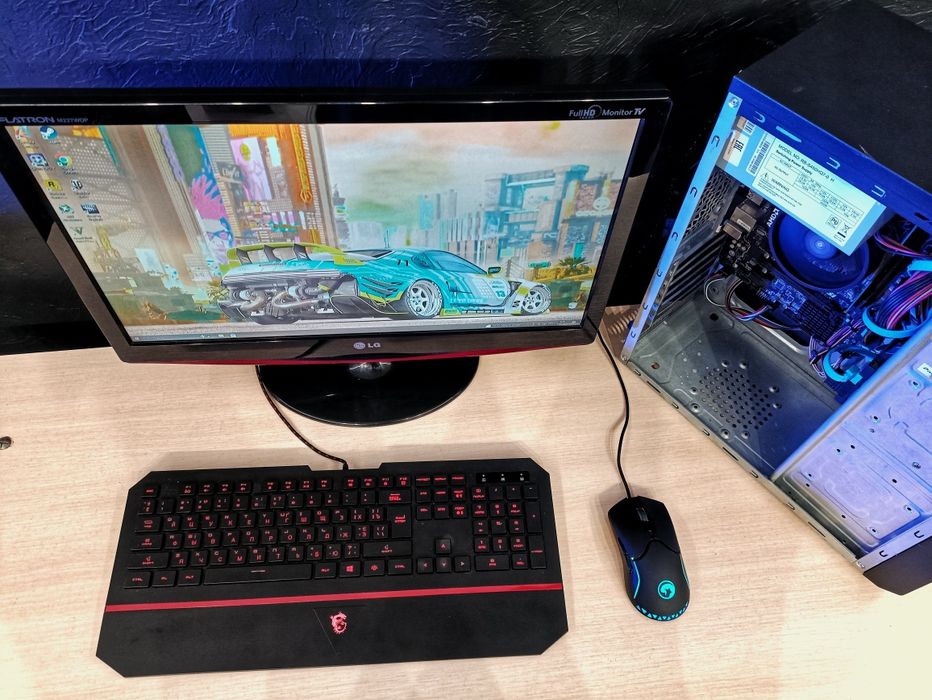 Комп'ютер AM4 Ryzen для ігор КОМПЛЕКТ ПК +БОНУСИ