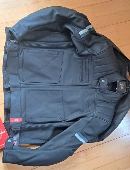 Casaco Premium de couro para motociclista Held Hot Rock