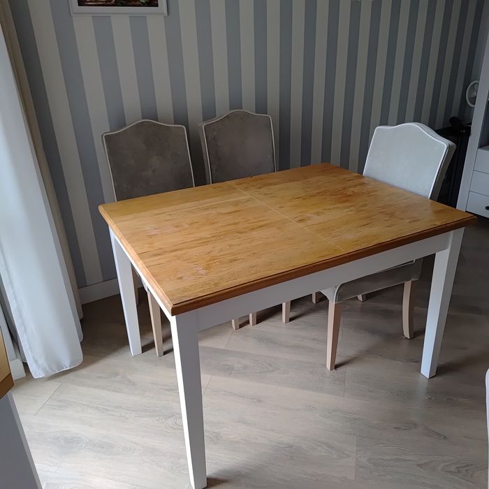 Stół rozkładany styl hampton