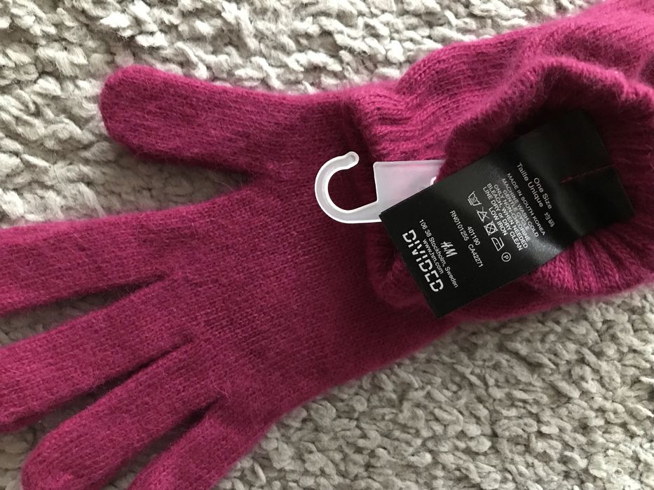 Рукавички HM /шерсть ангора, довгі