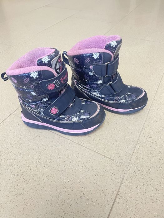 Чобіоти для дівчинки зимові сапожки