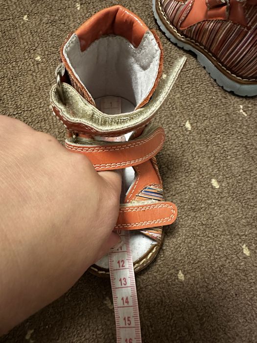 Ортопедичні босоніжки 12 см стілька, нові