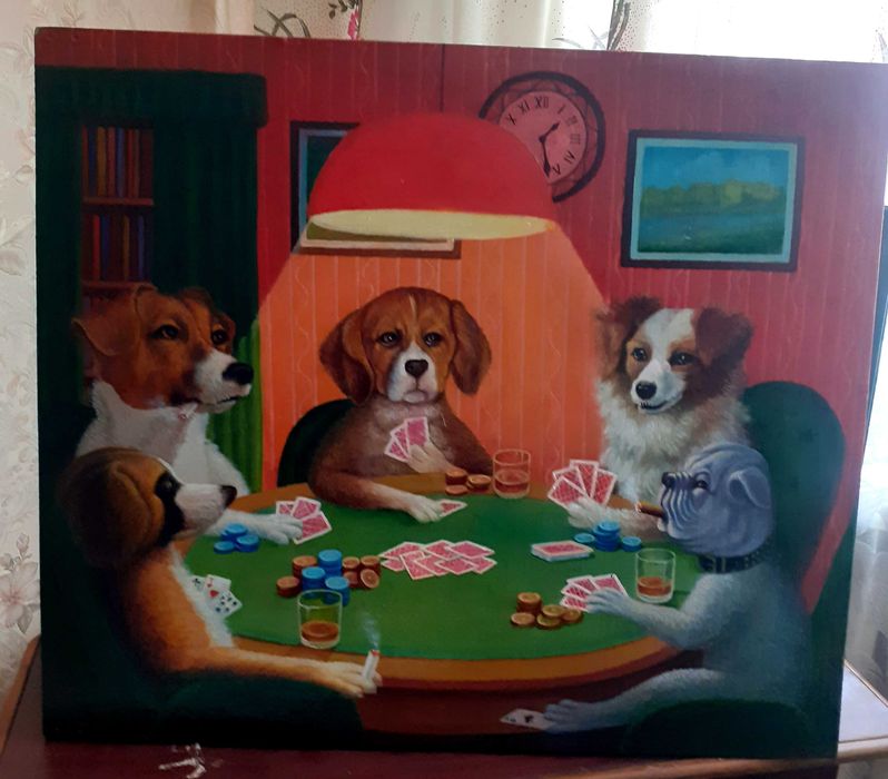 Картина маслом на подрамнике ДВП, розм1р 60*70.