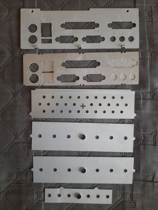 Планки заглушки материнок, рамки скоба крепления видеокарты или обмен