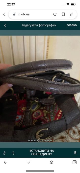 Роскошная сумка Roberto Cavalli лимитка в коллекцию с ручной вышивкой