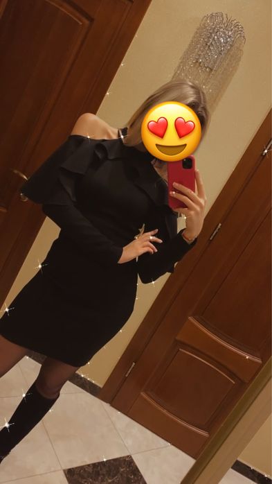 Плаття чорне с-м Berfini