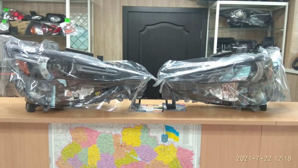 Фары Мазда СХ5 2013-2020 комплект лэд и галогены качественные