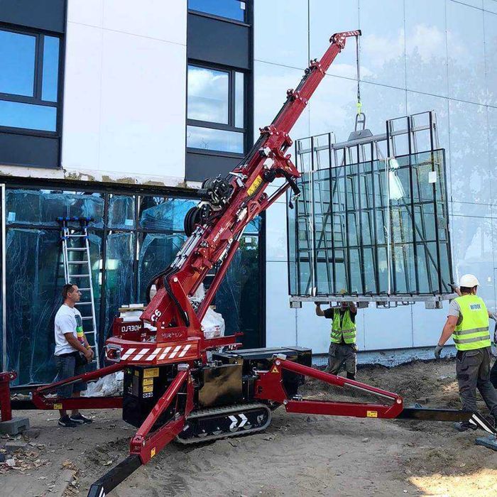 Mini Żuraw Wynajem Z Operatorem//Dźwig Samojezdny//Pająk//Montaż//