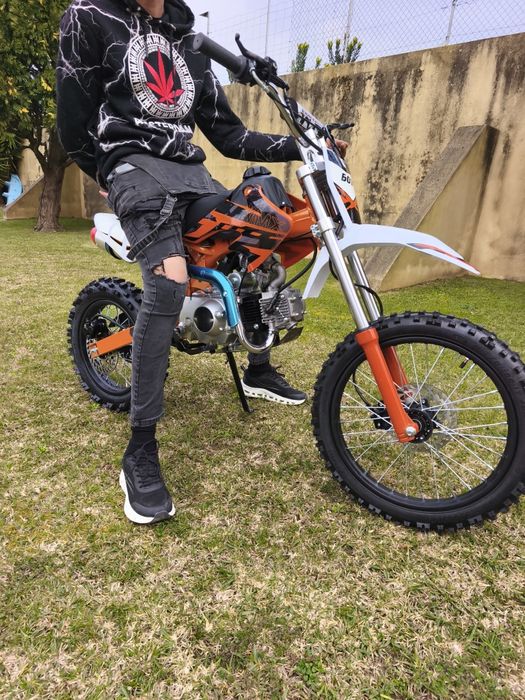 PITBIKE motocross 125cc arranque eléctrico 4 velocidades