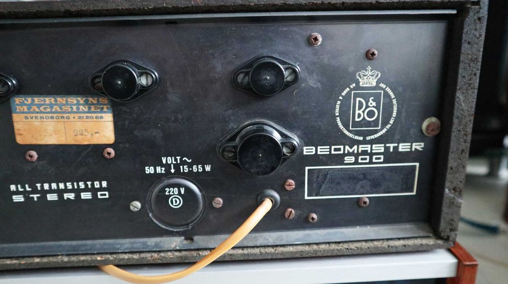 Ресивер усилитель Bang Olufsen Beomaster 900M Дания 1963 г.