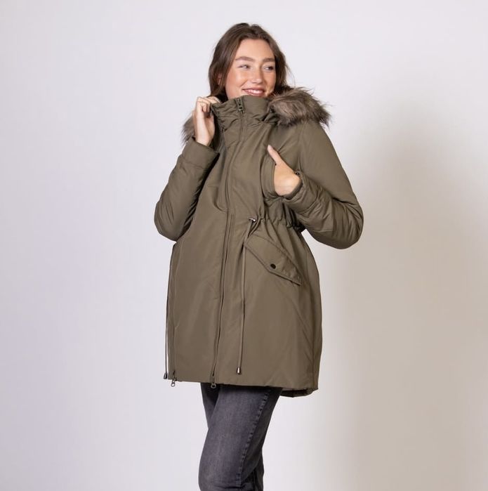 Куртка 3в1 для вагітних парка слінгокуртка