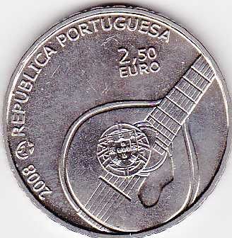 Portugal série de moedas comemorativas de 2,50 euro