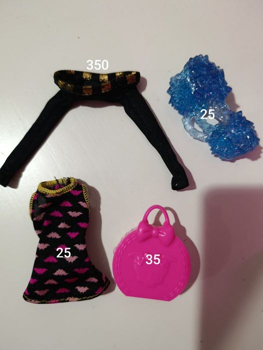 Ляльки Монстер хай, аксесуари, одяг руки