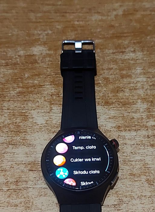 Zegarek Smartwatch ciśnieniomierz glukoza EKG super amoled 440mAh !!!