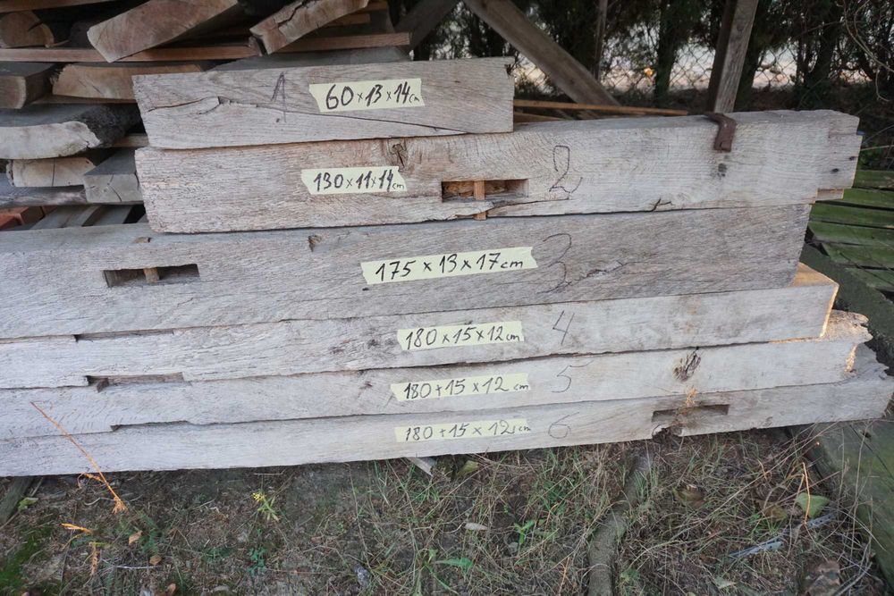 Drewno stary dąb z rozbiórki. Pamięta Jana Kazimierza