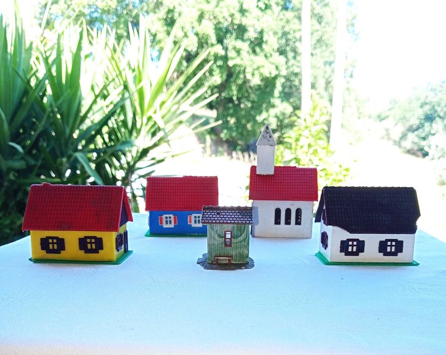 FALLER, HOFFMAN, 5 casas para maquetes