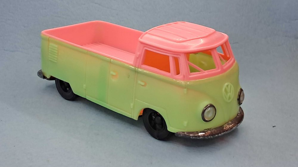 Raro brinquedo português JATO Pepe Volkswagen pick-up plástico chapa