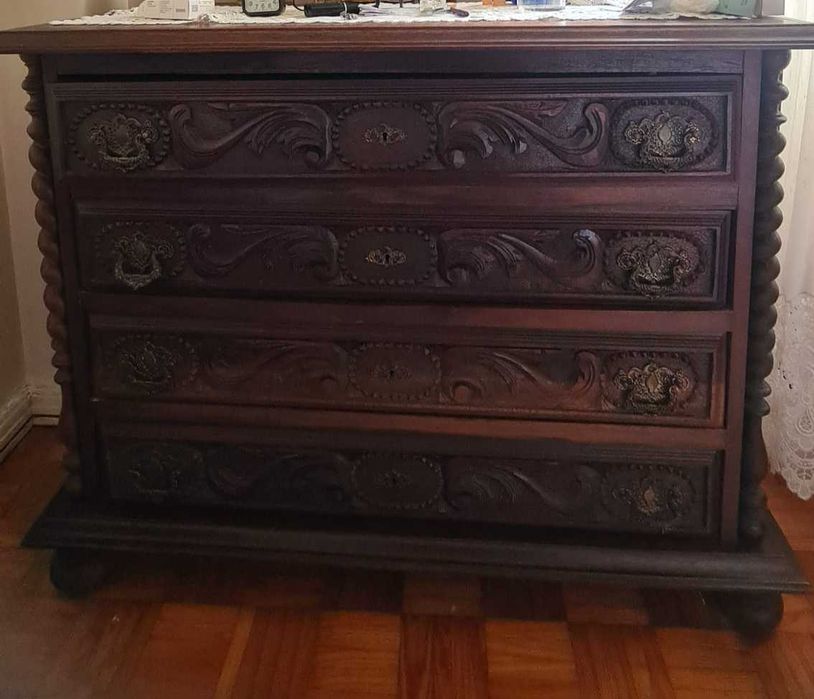 Comoda quarto madeira maciça