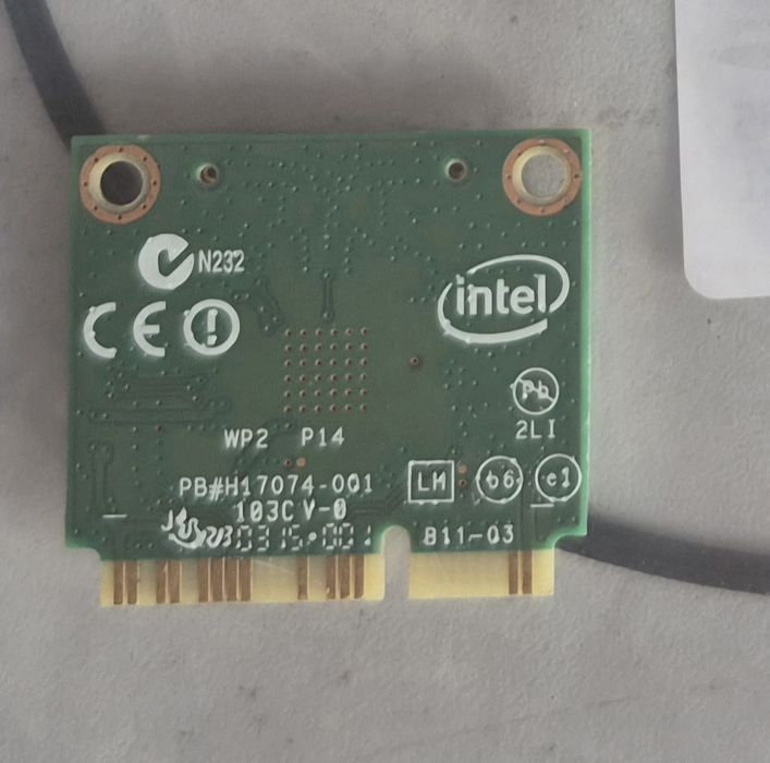 Placa Wi-Fi Intel Dual Band 802.11n