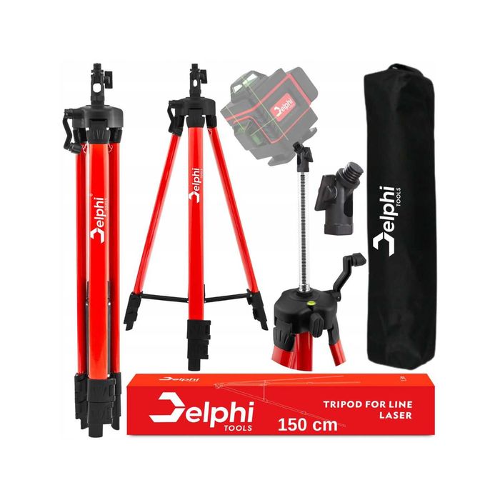 Statyw do lasera krzyżowego trójnóg 150 cm tripod 5/8 z libellą tripod