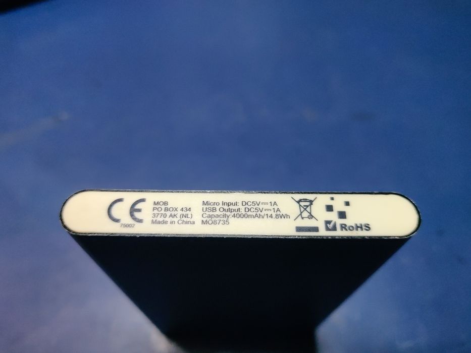 Powerbank 4000mAh USB-A 5V/1A