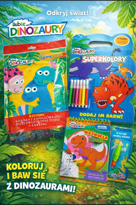 Zestaw prezentowy luvue dinozaury