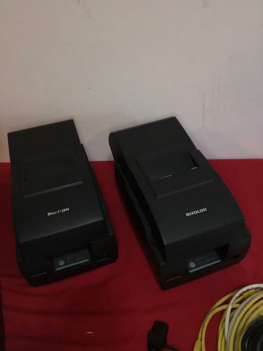 Gaveta de dinheiro e 2 impressoras