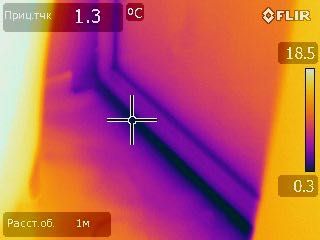 Тепловізійна зйомка, втрати тепла тепловізор flir опалення
