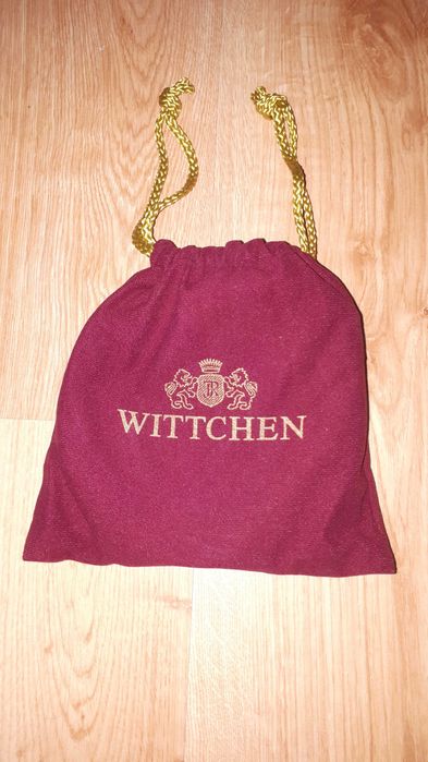 Witchen Męski pasek z gładkiej skóry naturalnej z klamrą, czarny