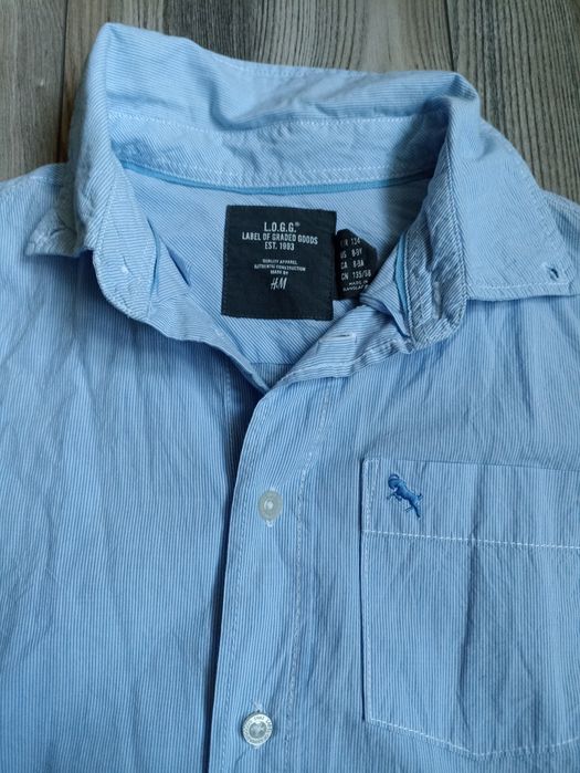 Koszula błękitna H&M rozm 134