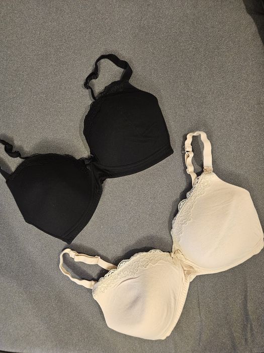 Zestaw 2 biustonoszy do karmienia Anna Field Mama 80 D, ciążowe