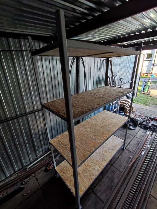 Regał metalowy warsztatowy solidny