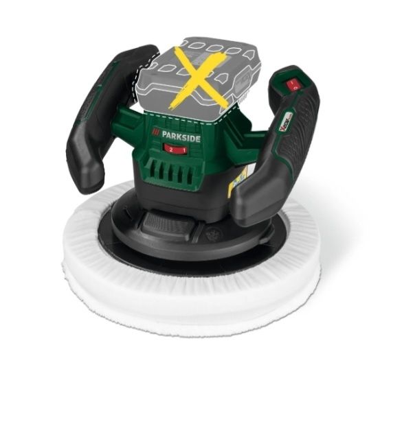 Polerka samochodowa akumulatorowa Parkside PPMA 20v