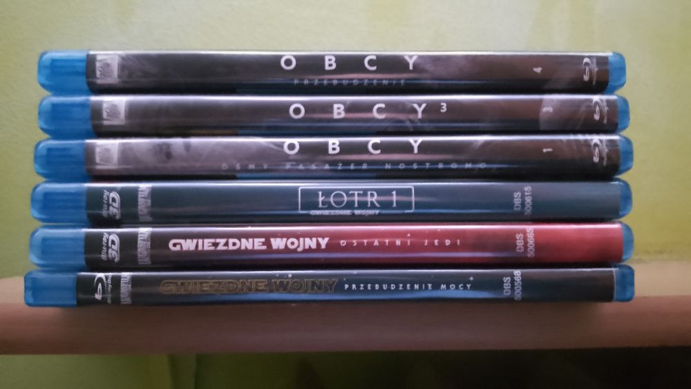 Obcy i Star Wars filmy na Blu-ray