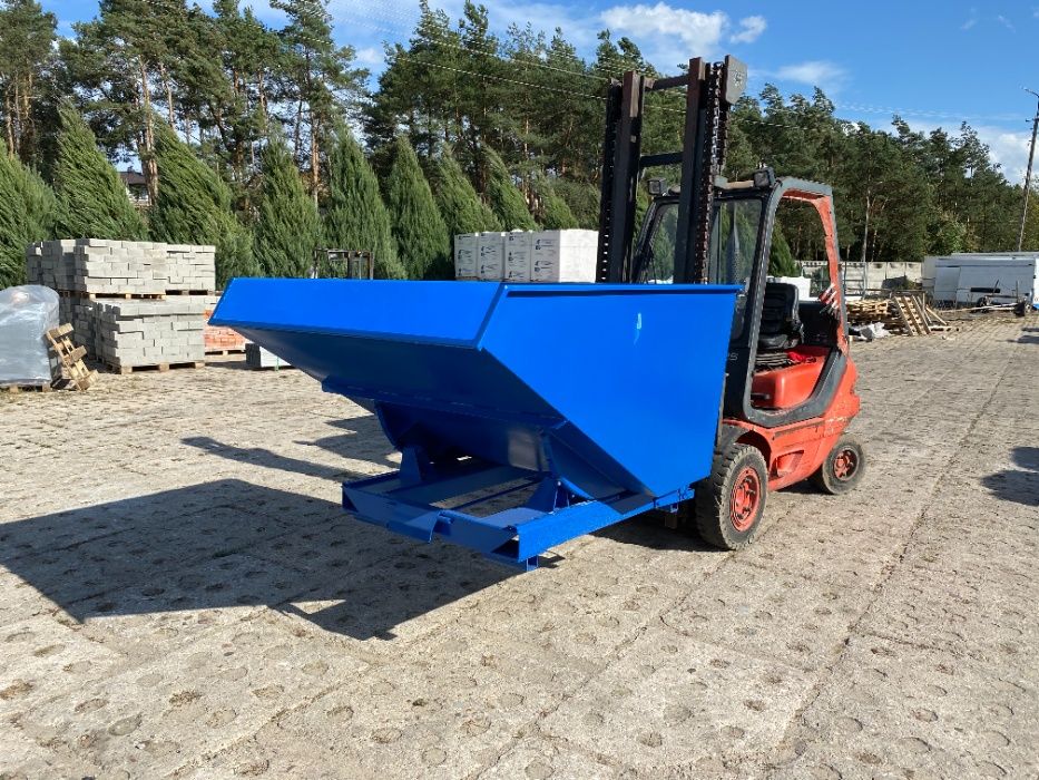 Koleba 3 m3 duża pojemnik na odpady na wózek widłowy 3000 l