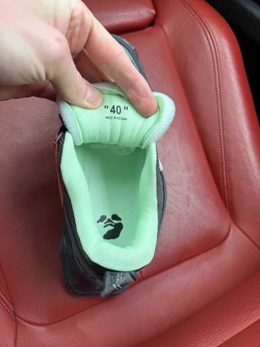 (БЕЗ ПЕРЕДОПЛАТИ)Off-White Odsy-1000 White Black Green офф вайт одсі