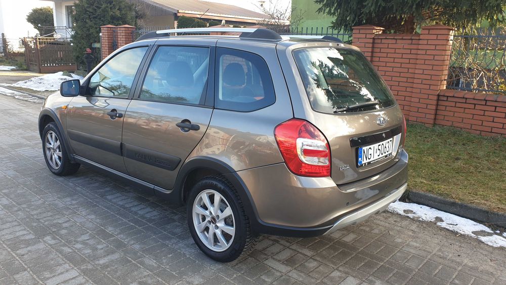 Piękna Łada Kalina Cross 1.6 98KM brązowo-beżowa Mały Przebieg !!!