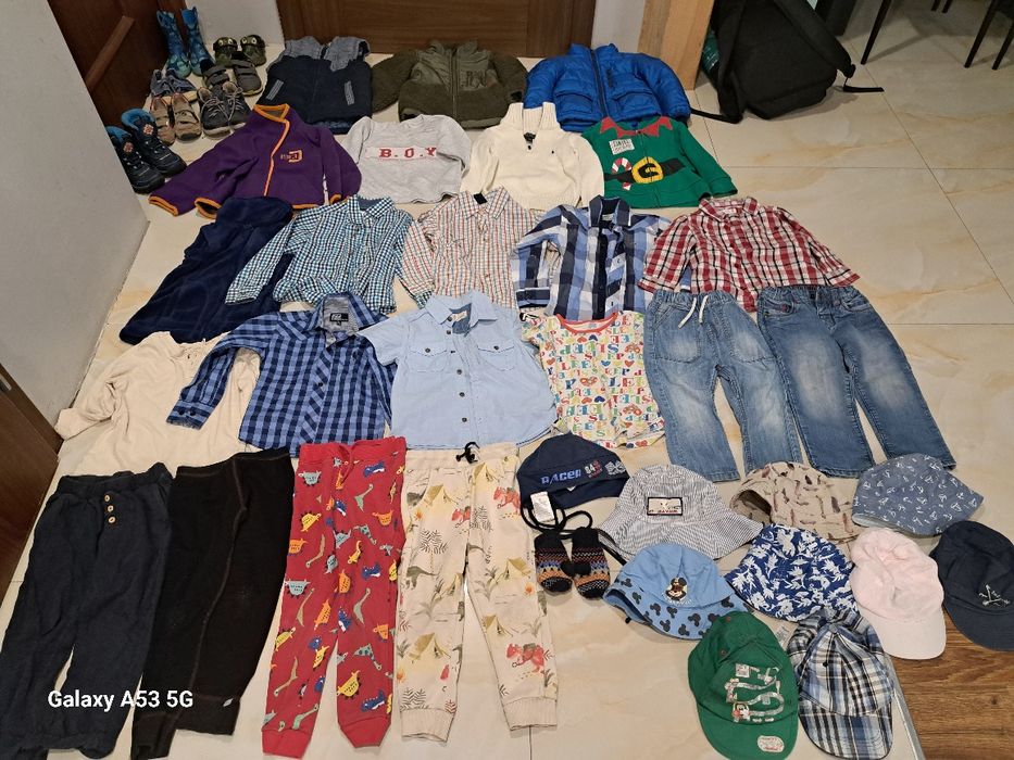 Zestaw ubranek chłopięcych 92 98