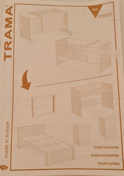 Convertivel marca Trama  + 2 colchões