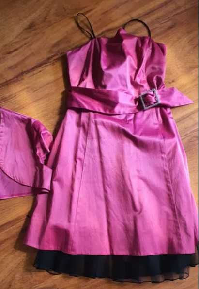 Sukienka z bolerkiem fuksja 38/40