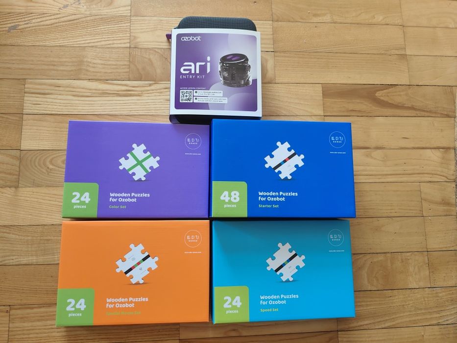 Zestaw edukacyjny Ozobot Ari Starter Set + 4 zestawy puzzli