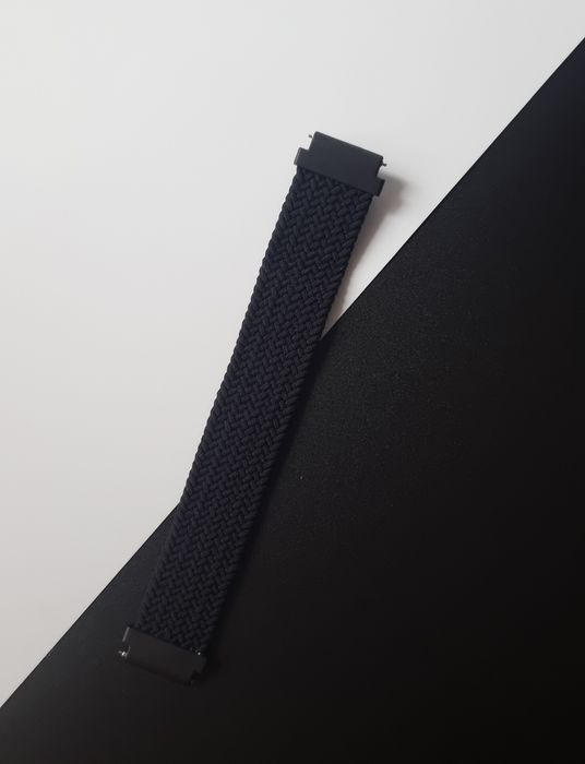 Pasek plecionego materiału 20 mm do zegarka Samsung, Huawei, Amazfit,