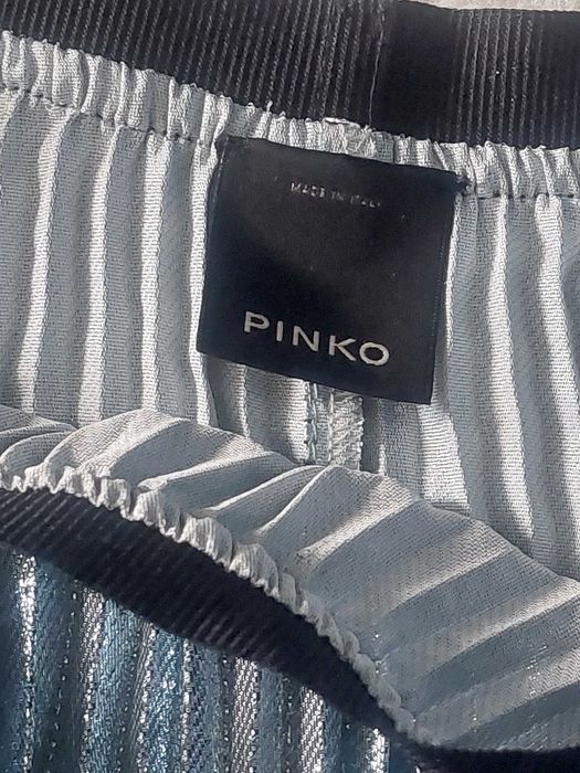 Pinko spodnica midi plisowana lodowy błękit rozm. M