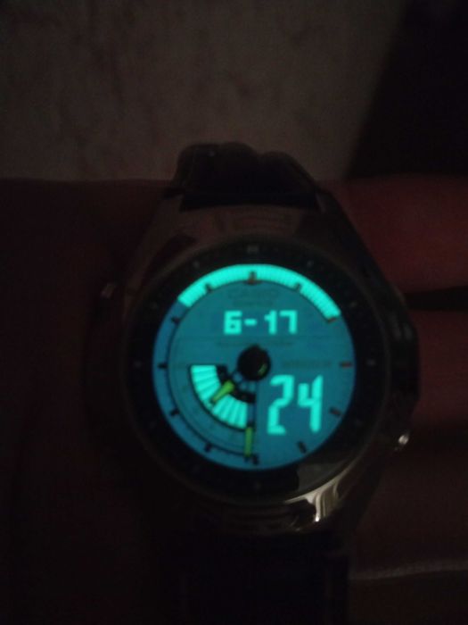Годинник Casio Edifice Blu, синій, мультифункції, чоловічий, жіночий
