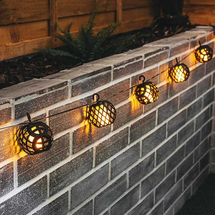 OGNIOWE 7CM 5SZ solarna kule lampa  girlanda