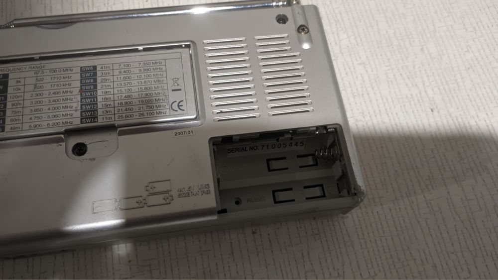 Sangean ATS 404, радіоприймач