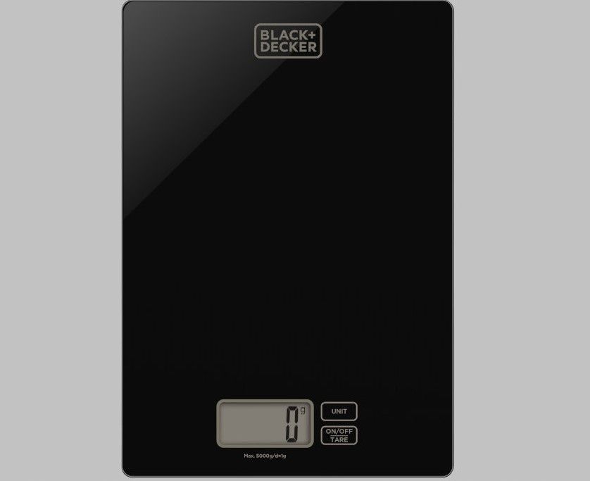 waga kuchenna black and decker bxks5000e czarny 5 kg
