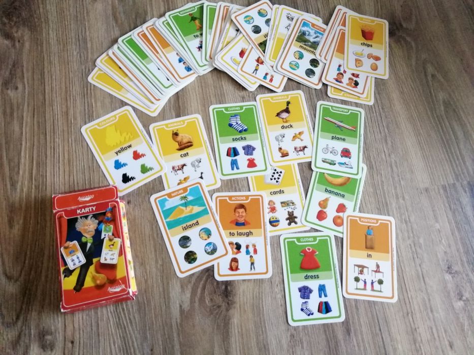 Karty do nauki języka angielskiego