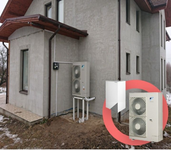 Установка / монтаж теплового комплекта ( зимний комплект кондиционера)