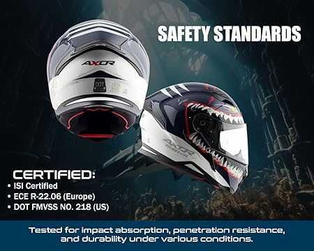 Kask Shiro Helmets Full Face Hunter Shark matowy granat cer. ECE i DOT